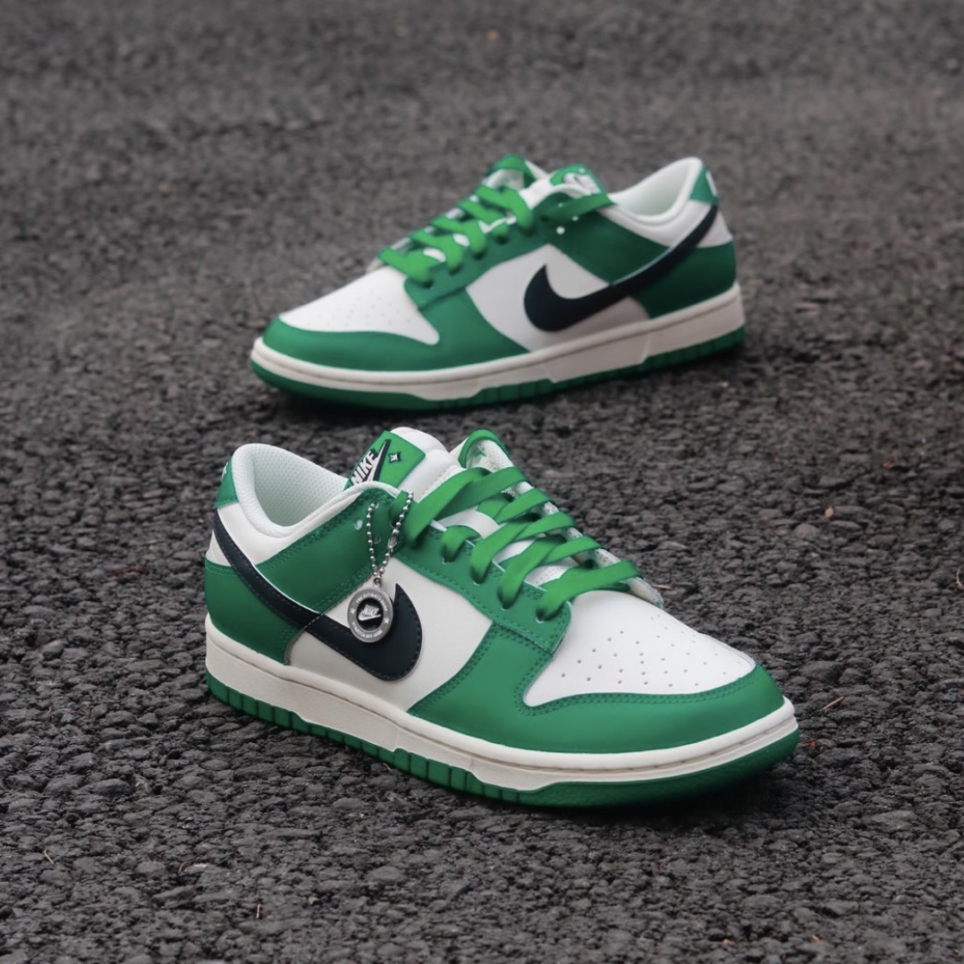 Nike Dunk Low Lottery 彩票 綠色 米白 刮刮樂 奶油 男鞋 DR9654-100