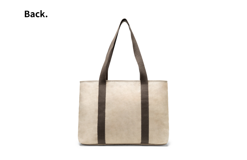 satana Soldier 趣遊生活托特袋 奶茶色 SOS3030-419 背面照