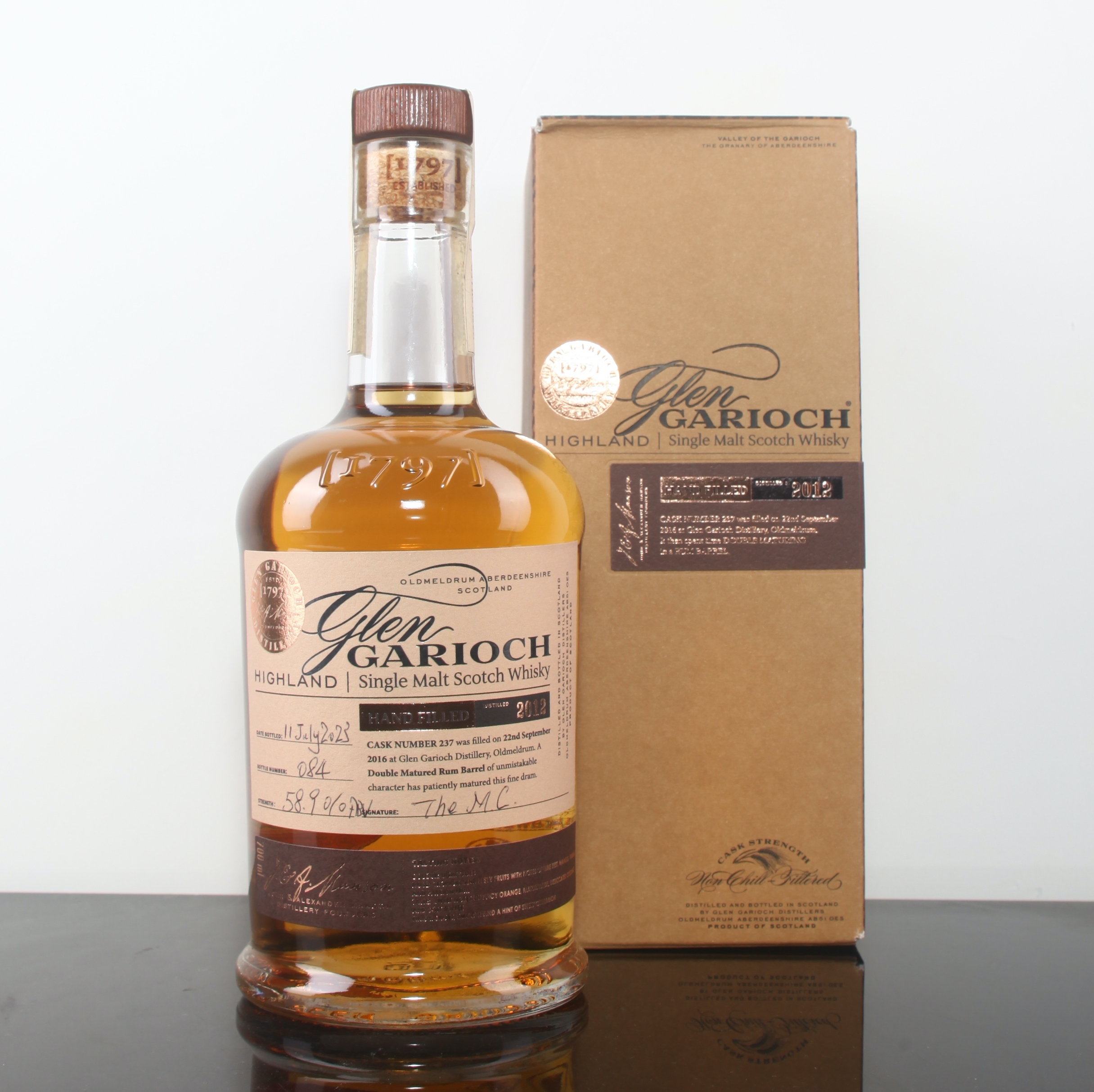 Glen Garioch Hand Filled 2012/2023 Rum Cask 58.9%