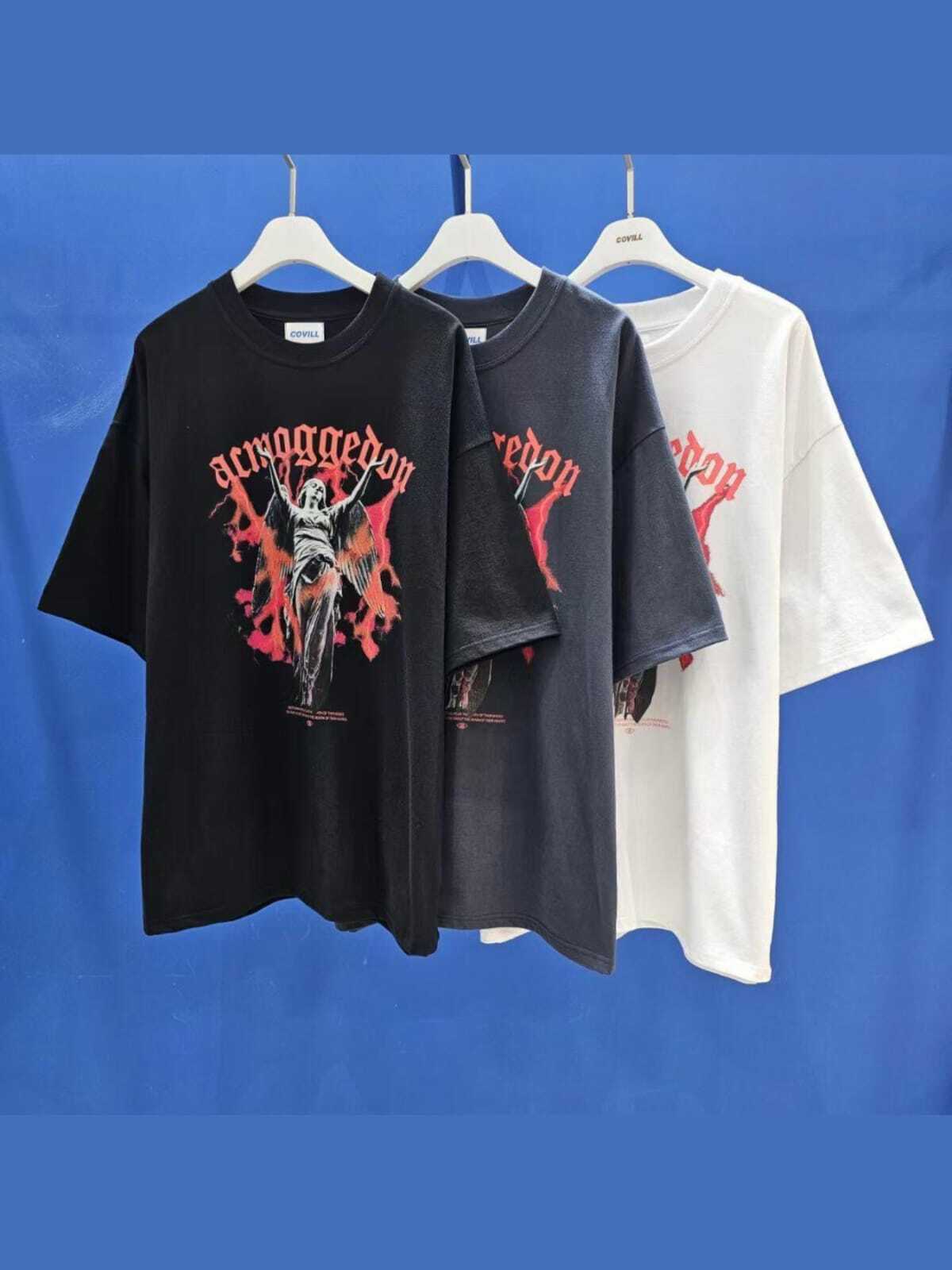 英文字圖案短袖Tee Covill-008T