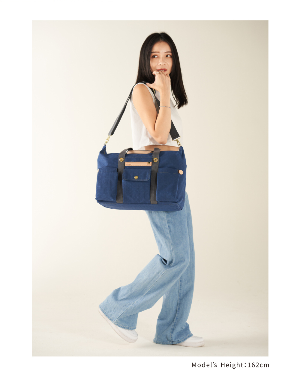 satana Soldier 趣遊行者旅行袋 海軍藍色 SOS3020-225 情境圖-2