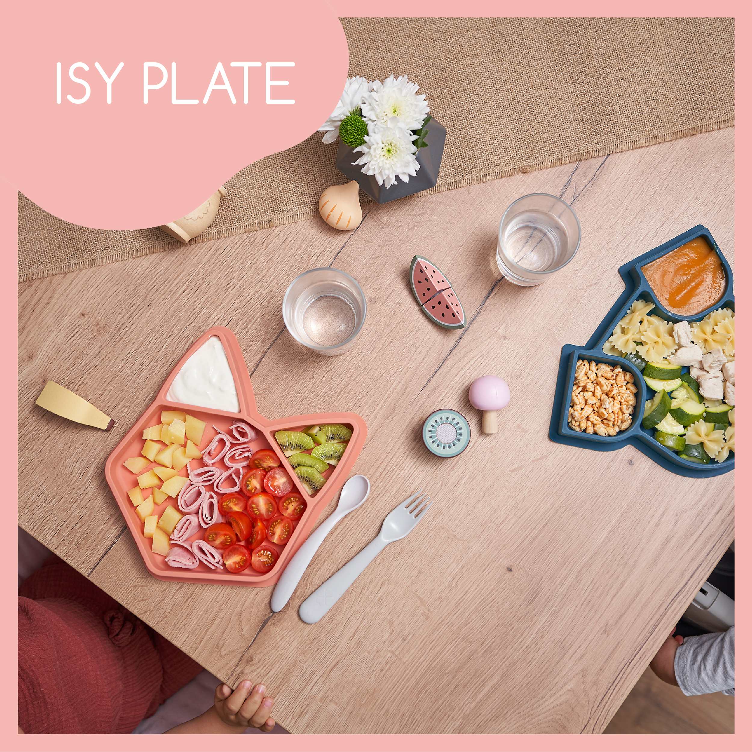 Babymoov Eat's Isy Silicone Suction Animal Plate - Fox