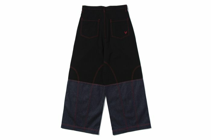 REMIX ’ 21 A/W R-WIDE JEANS [ 黑*藍 ]