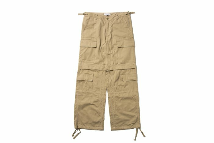 REMIX ’ 22 S/S Washed Zip-Off Cargo Pants[卡其]