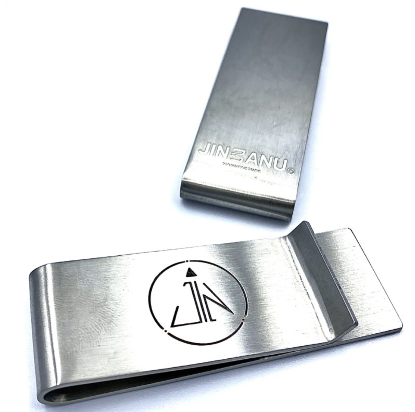 JINMANU (SALE) 鈦鋼金屬簍空雕刻鈔票夾/卡夾