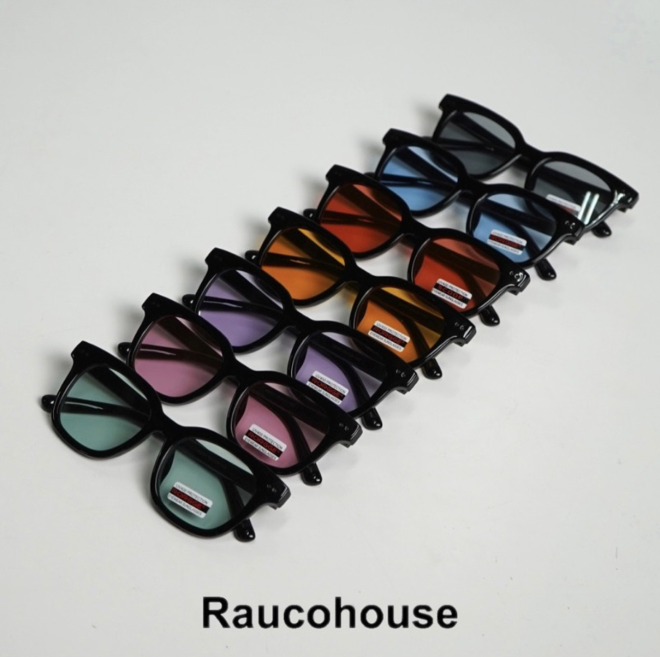 🇰🇷韓國 Raucohouse S01 有色 方框 造型鏡框 多色（7 COLOR）