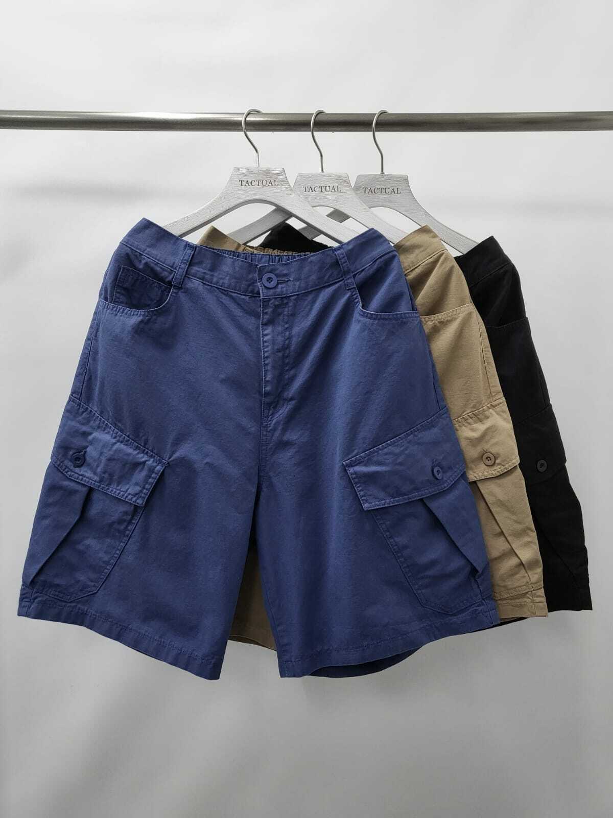 淨色工裝短褲 P2520