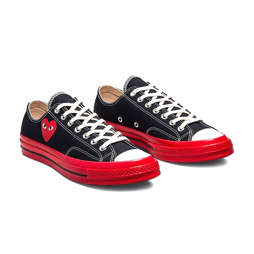 CONVERSE X CDG PLAY CHUCK TAYLOR ALL-STAR 70 LOW TOP