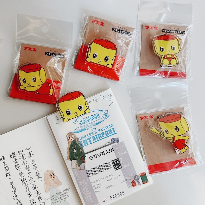 不易糊Fueki君 壓克力萬用夾 手帳夾｜日本不易糊