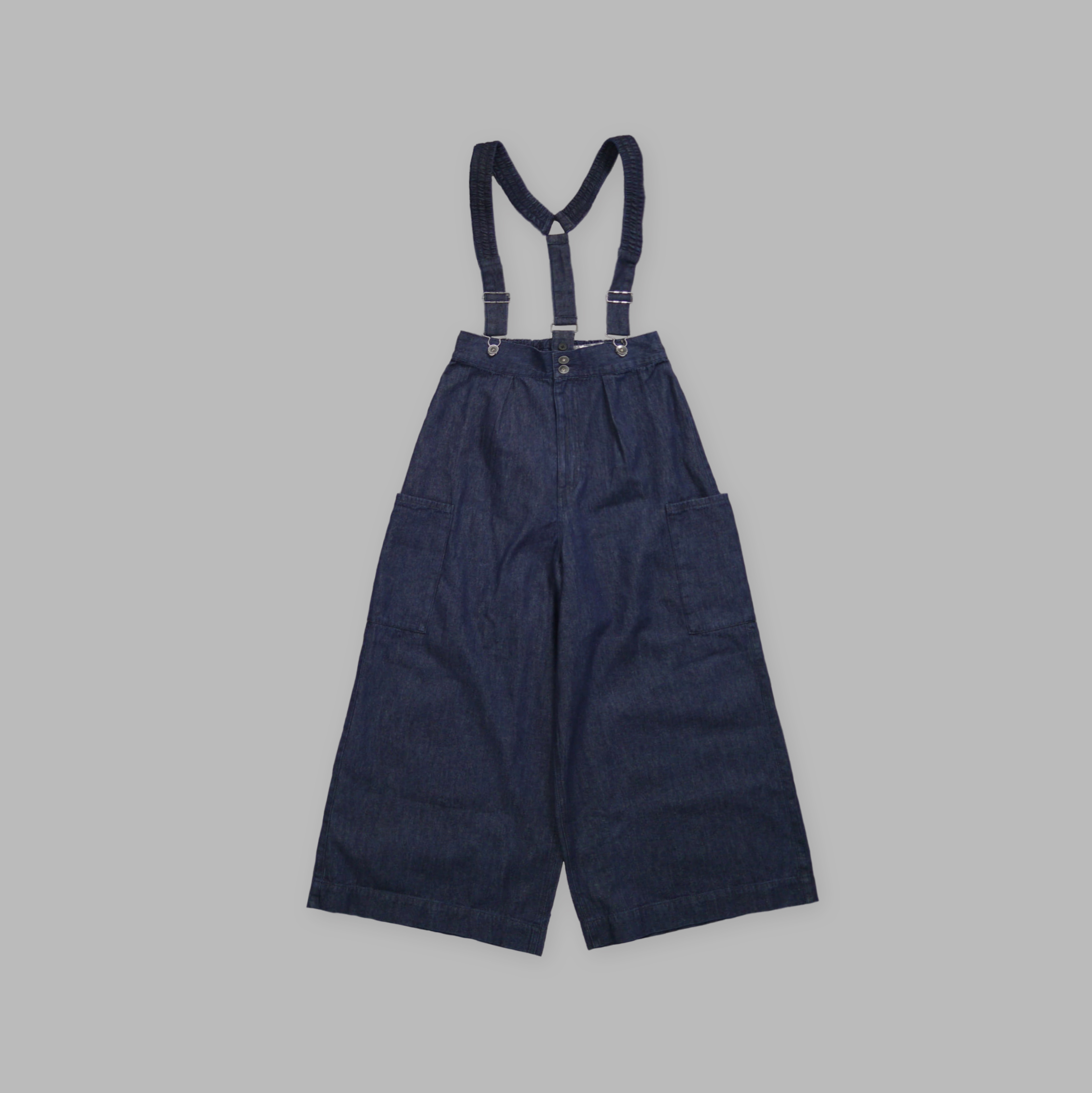 J.P.L. 吊帶丹寧工作寬褲 ‹ 可拆卸 ›