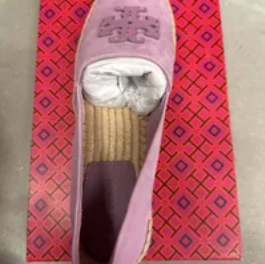 [S] TORY BURCH EVERLY PLATFORM ESPADRILLE SUEDE ROYAL SUEDE-SUEDE,FREESIA, 143464-508 [FINAL SALE] (ETB1694 (STB272)