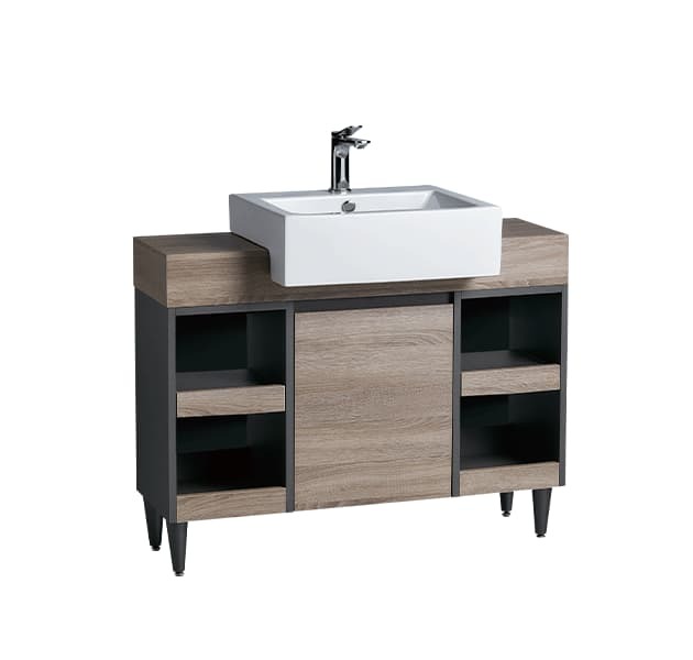 OVO京典衛浴 浴櫃推薦型號 L5020+WX10-100+HB100-3 / F8056 檯面式臉盆搭配範例 *