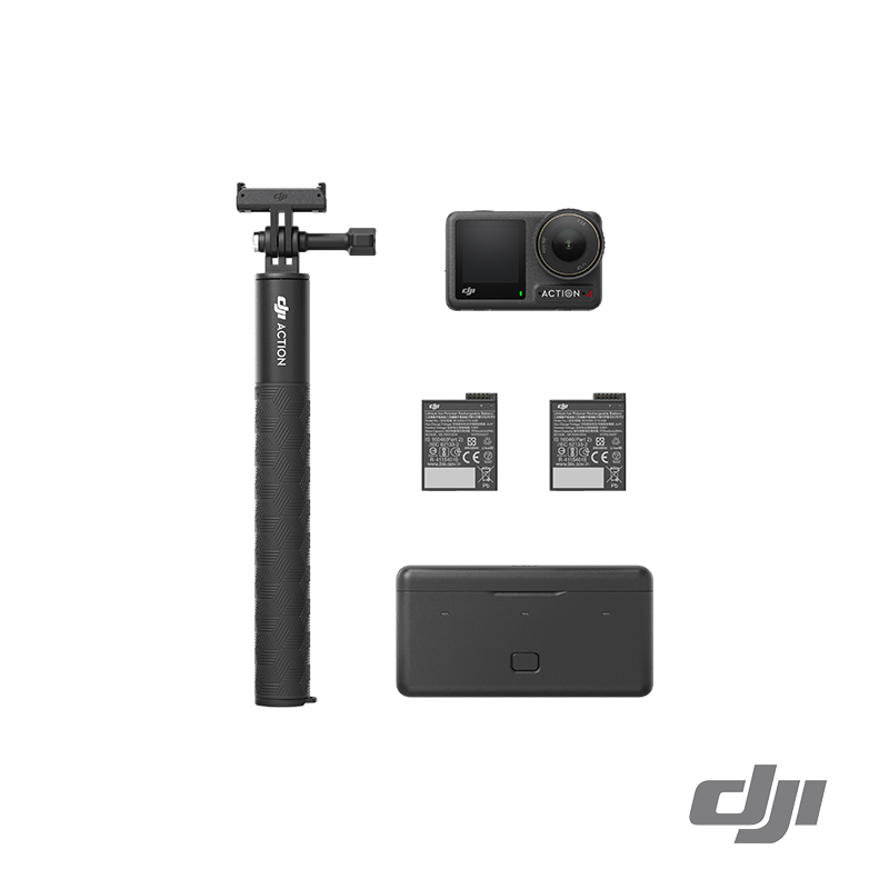  DJI Osmo Action 4 標準組合- 4K/120fps 防水運動相機,附1