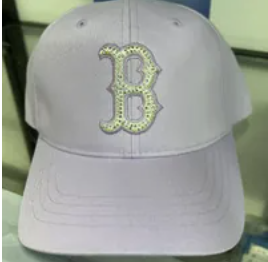 [S] MLB GIRL'S LIKE SHINNY BALL CAP,LIGHT PURPLE, 7FCPL043NGP001-43LDL (SMLB270)