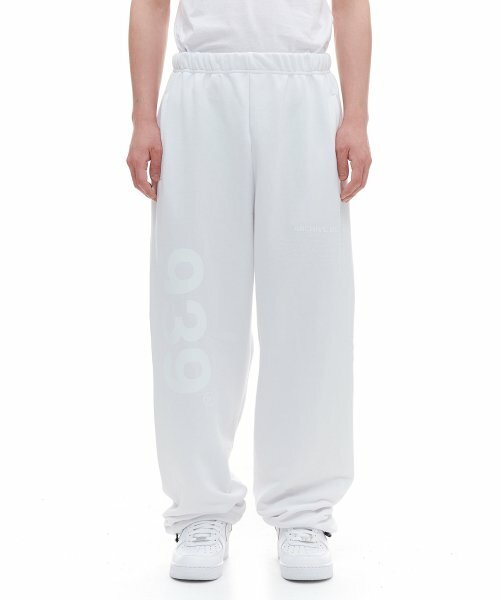 939 LOGO SWEAT PANTS (WHITE)
