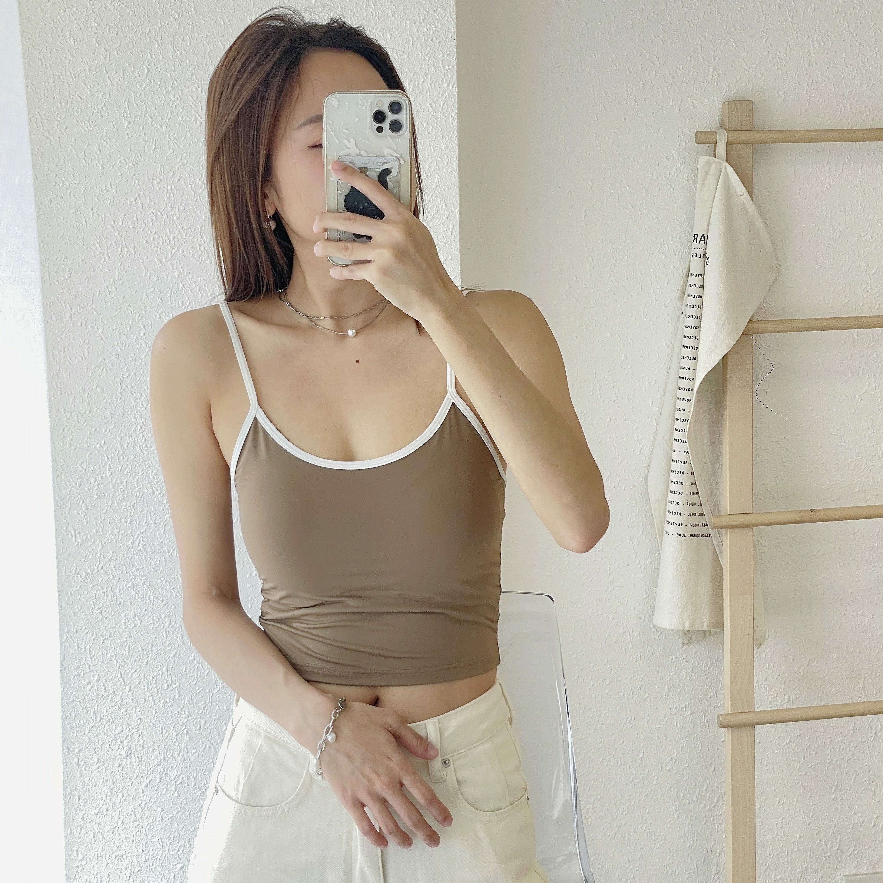 拼色邊冰絲涼感color內衣(2色)