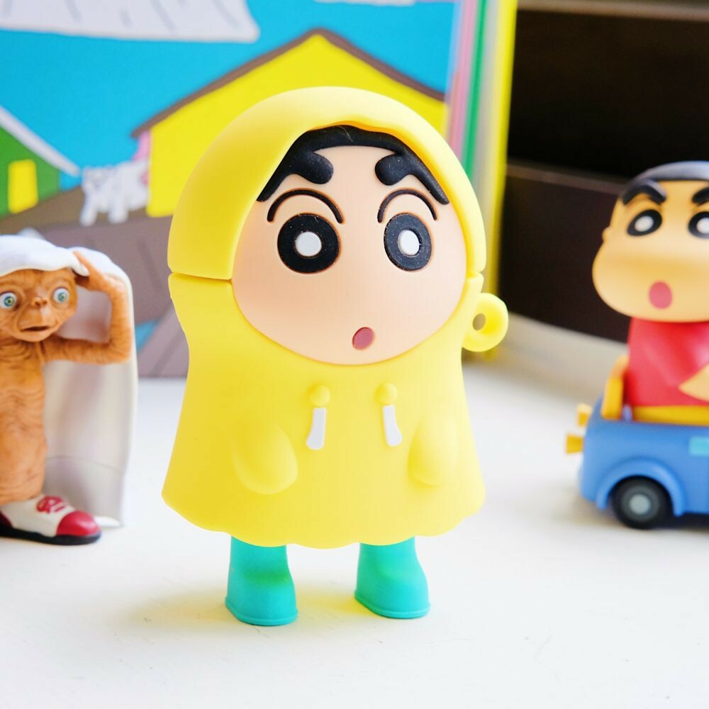 韓國限定蠟筆小新AirPods case For AirPods 1/2立體雨褸款