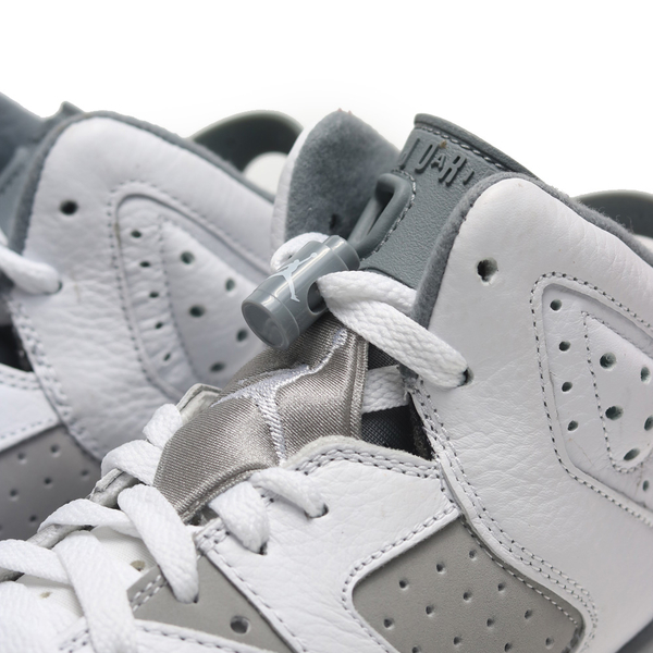 NIKE 籃球鞋AIR JORDAN 6 RETRO GS 灰白6代經典大童女384665-100