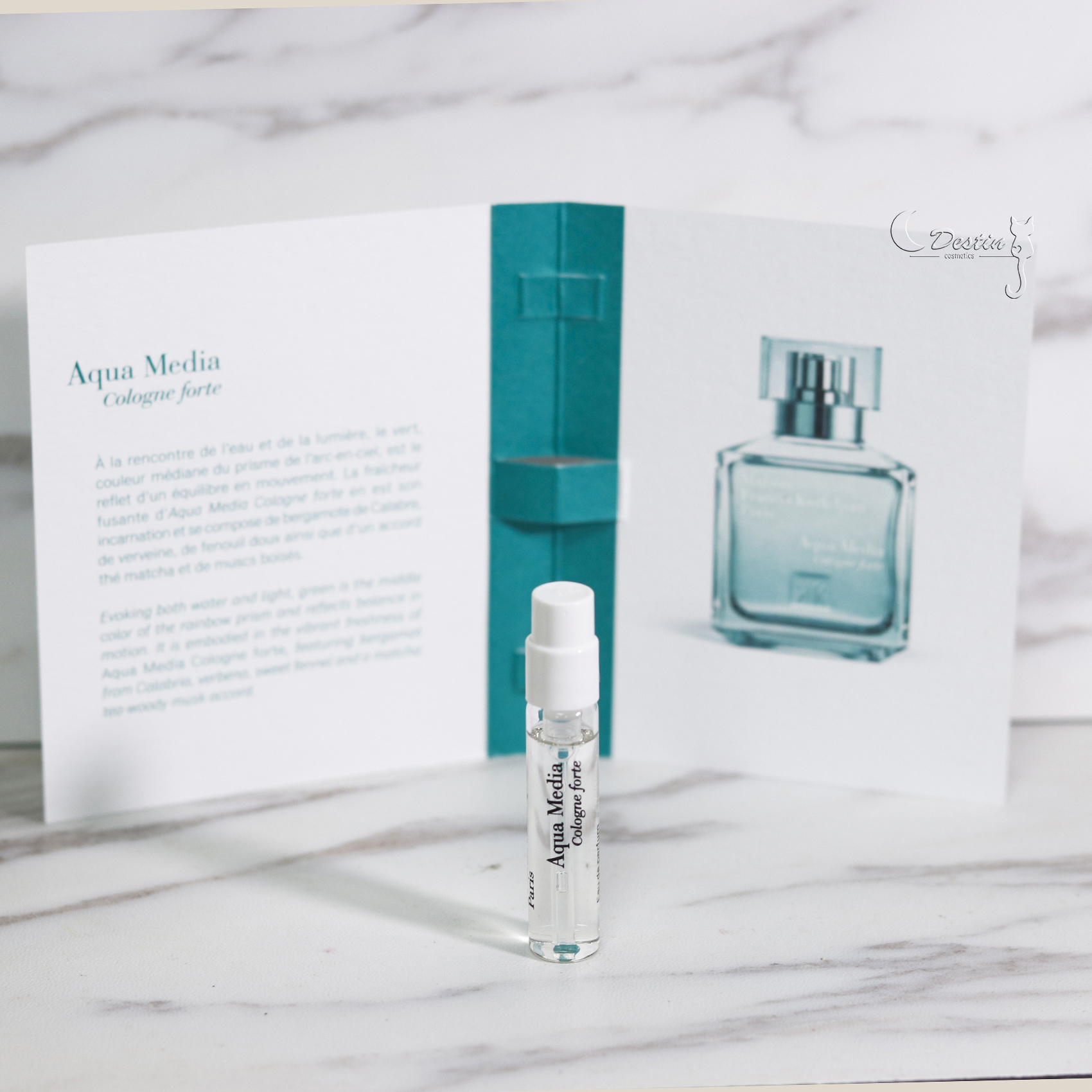 MFK 中間之水Aqua Media Cologne forte 中性淡香精2mL 全新試管香水可噴式