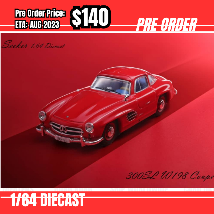 PO-$140 * Seeker * 1:64 300SL Coupe W198 Red [01/08]