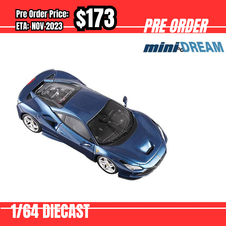 PO-$173 * miniDREAM * 1:64 F8 Tributo Metallic Blue [01/08]