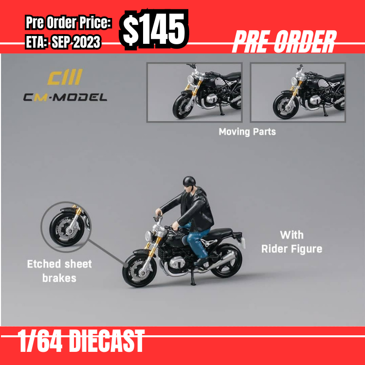 PO-$145 * CM Model * 1:64 R nineT Black [01/08]