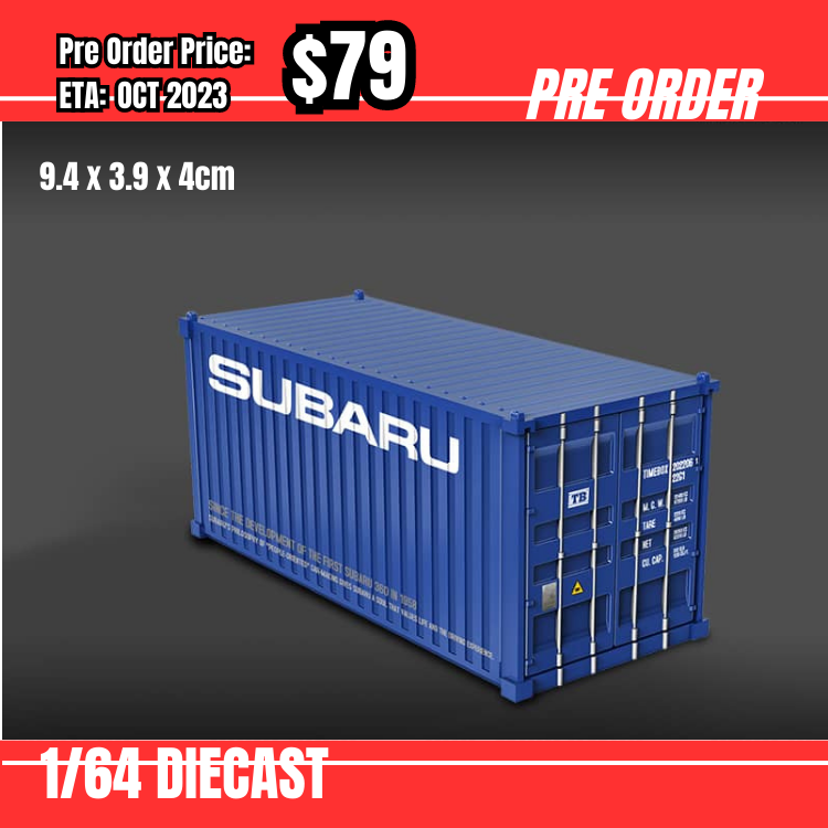 PO-$79 * MoreArt * 1:64 Subaru Container [01/08]