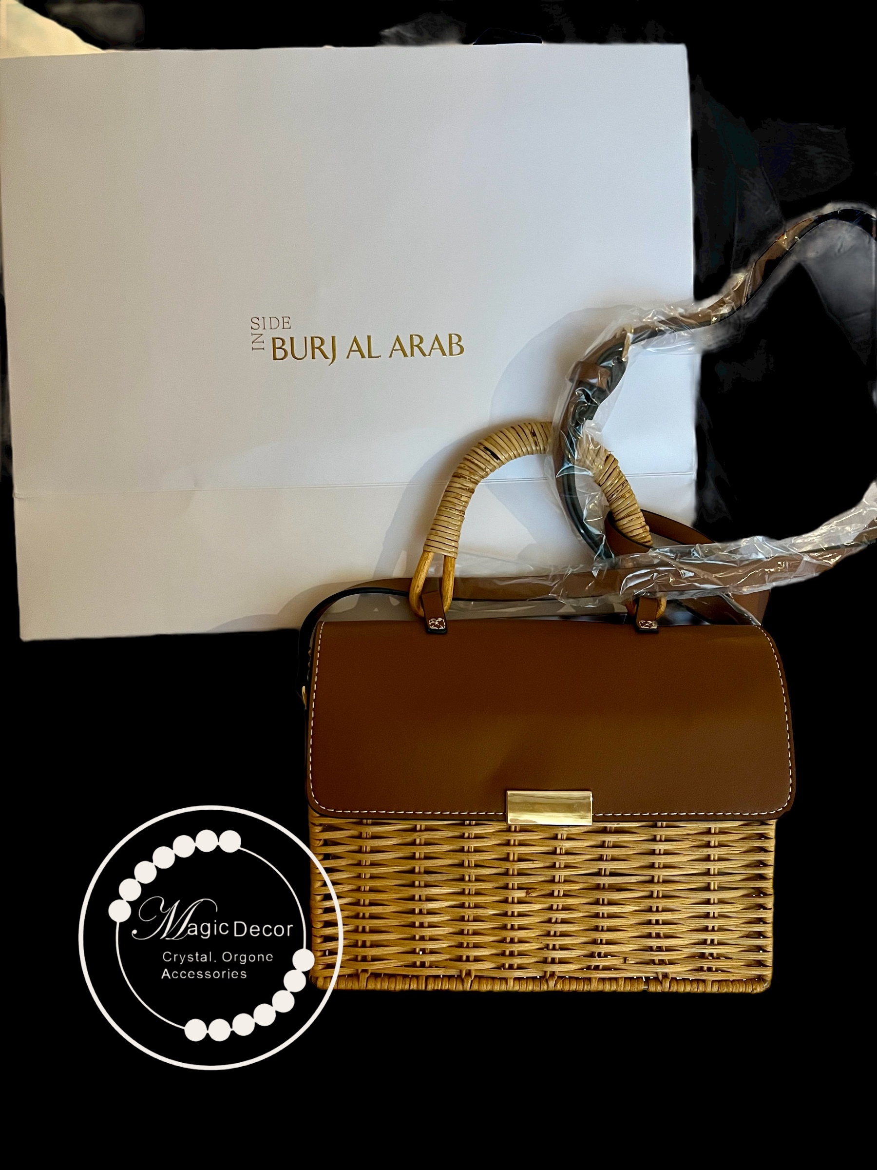 7星級 杜拜帆船酒店品牌皮革藤籃豆腐包