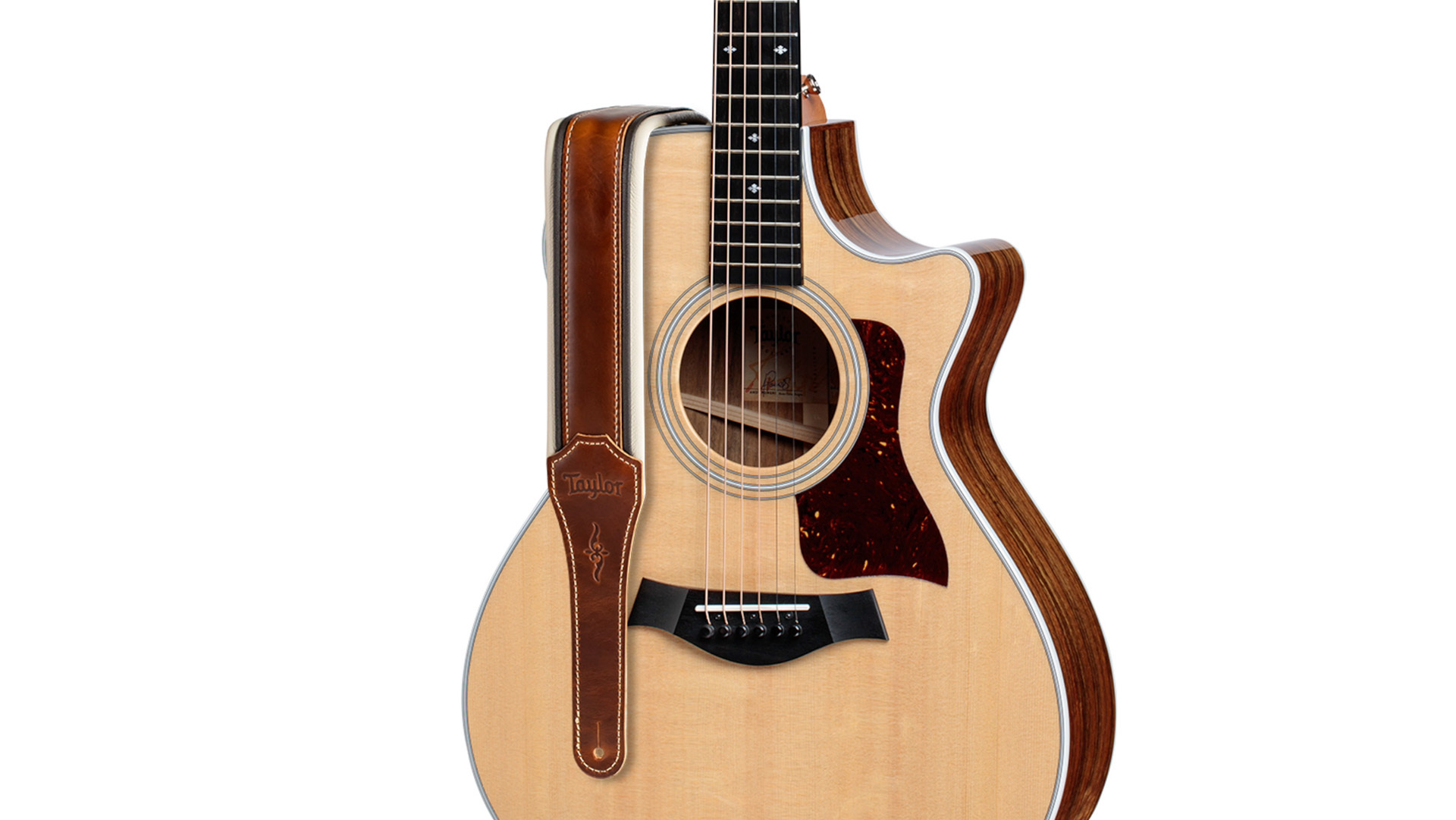 Taylor Taylor 背帶 皮革吉他背帶 400 系列 Cordovan TLOP-4106-25 第 3 張圖片｜三峽吉他 / Bass