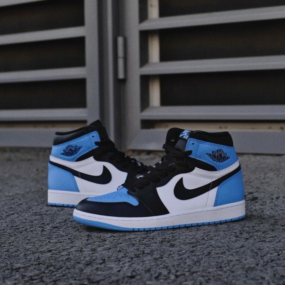 Nike Air Jordan 1 High OG "UNC Toe" 大學藍 黑腳趾 喬丹 休閒鞋