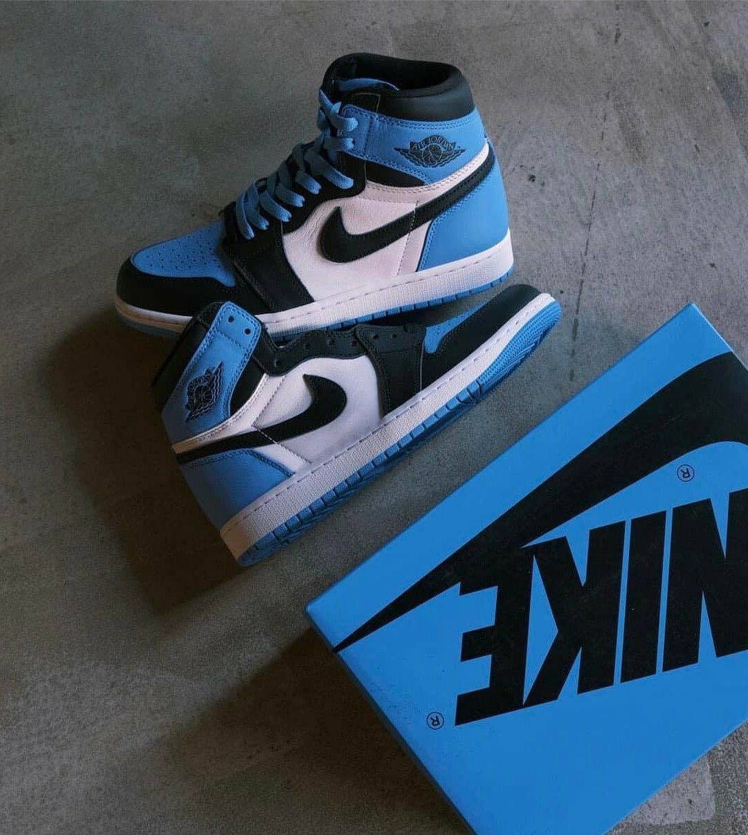 Nike Air Jordan 1 High OG "UNC Toe" 大學藍 黑腳趾 喬丹 休閒鞋