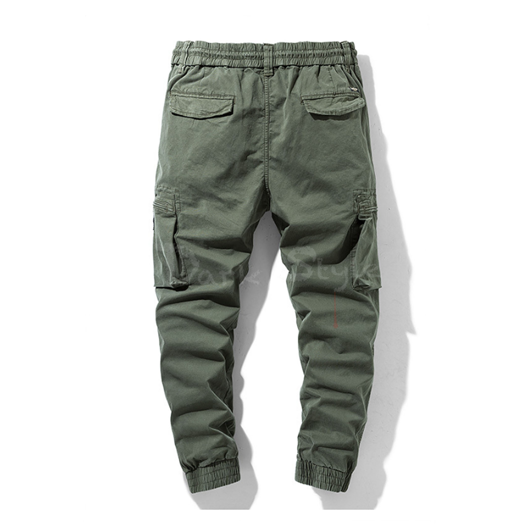 普-純棉水洗薄款休閒工裝褲