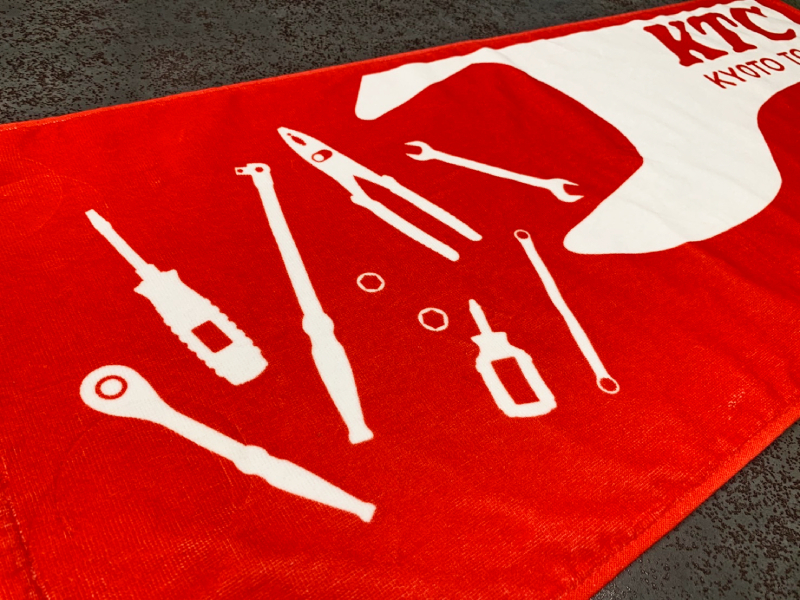 KTC 工具純棉毛巾/小方巾