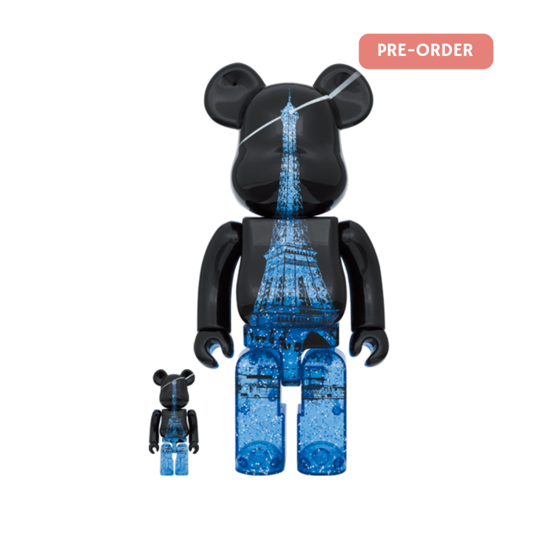 EIFFEL TOWER BE@RBRICK SPARKLING Ver. 100％ & 400％