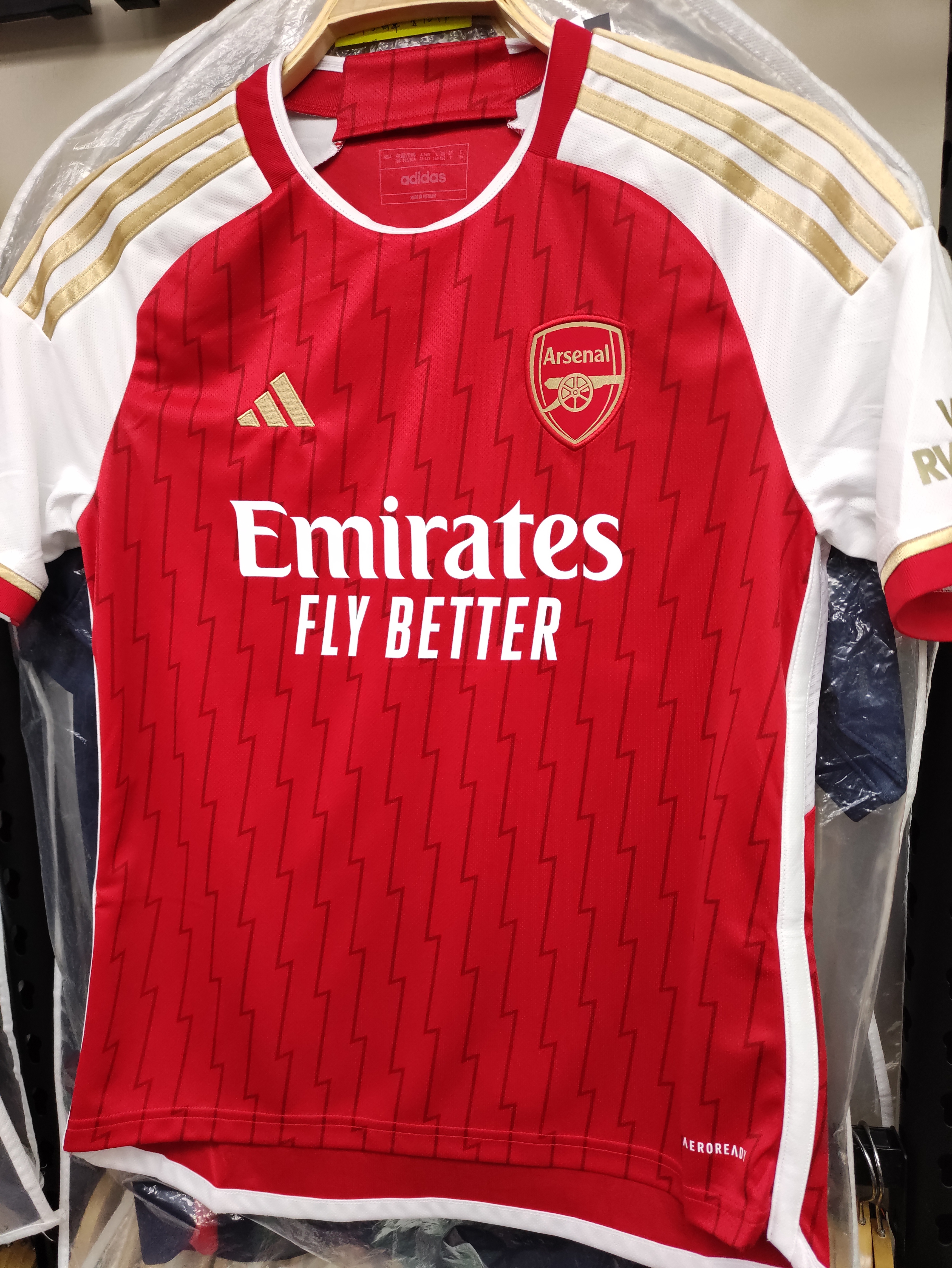 23-24阿仙奴主場童裝球衣