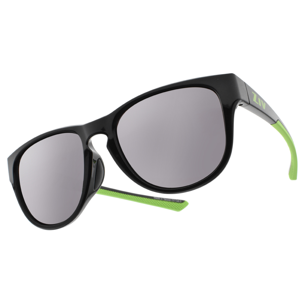 【ZIV】HS113 001#143 運動太陽眼鏡(亮黑框 戶外高清晰科技偏光片) -ICE 冰系列