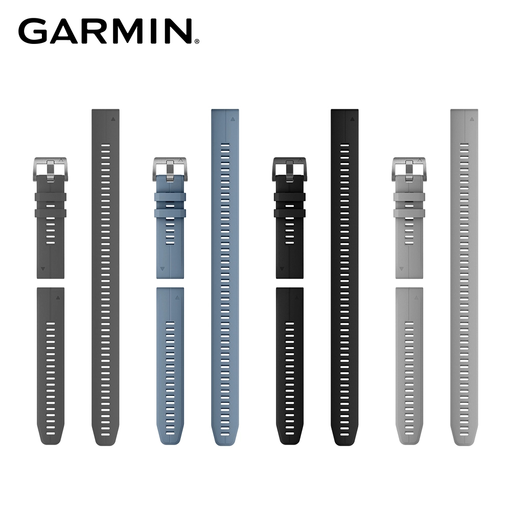 【GARMIN】 QuickFit 22mm 矽膠錶帶(Descent G1)