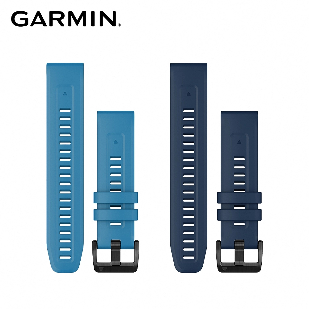 【GARMIN】QuickFit 22mm 矽膠錶帶(Quatix 7)
