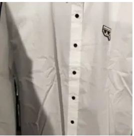 [S] KARL LAGERFELD BUTTON DOWN TAPING SHIRT,SOFT WHITE,, L1TA0636-SW9 [FINAL SALE] (SKL696)