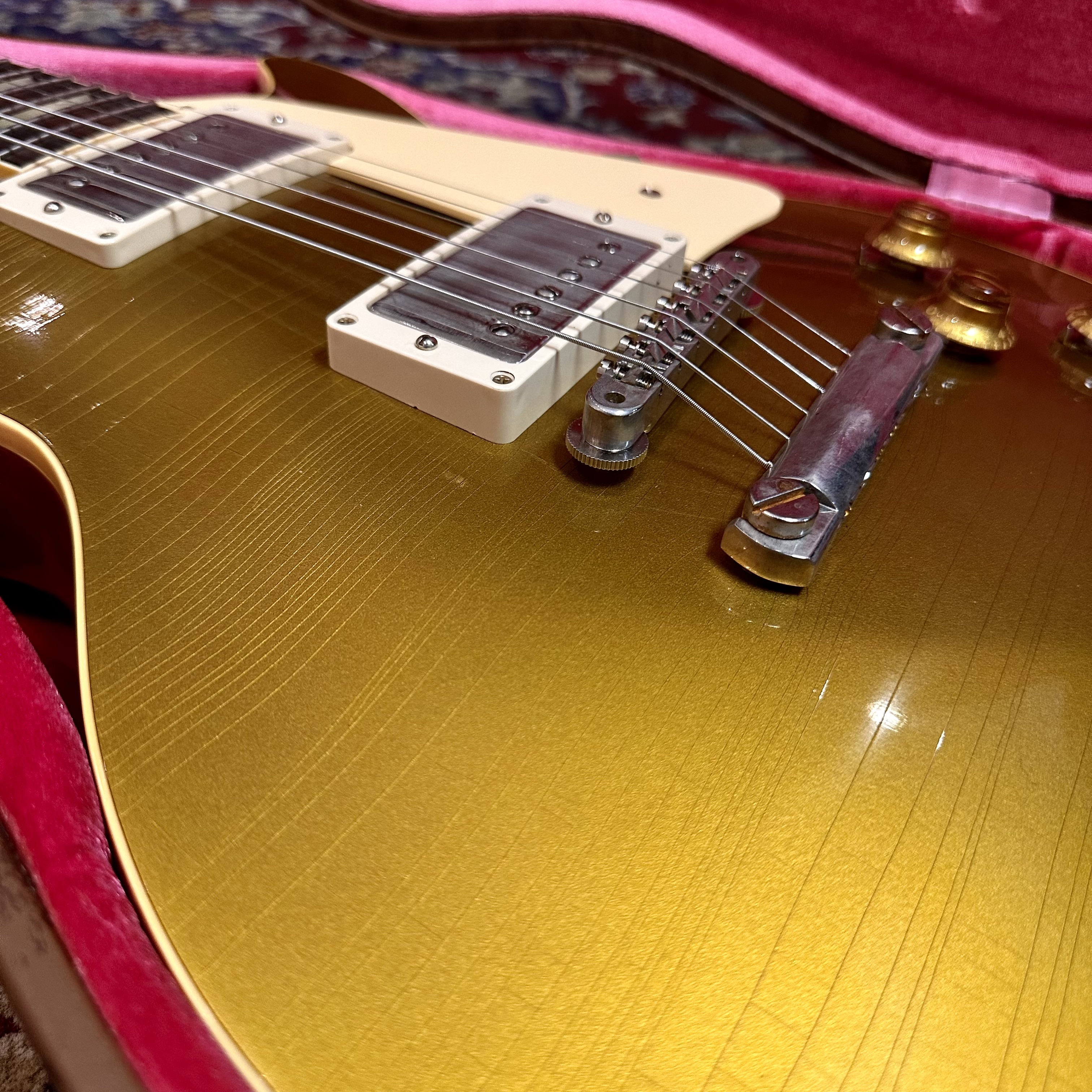 Gibson 【USED】GIBSON Custom Shop MURPHY LAB 1957 Les Paul Standard Ultra Light Aged Gold Top 第 3 張圖片｜三峽吉他 / Bass