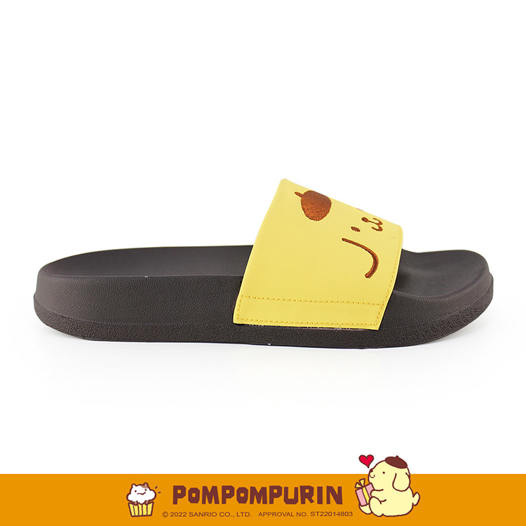 Paidal x Pompompurin 布丁狗萌臉電繡一片式運動拖鞋