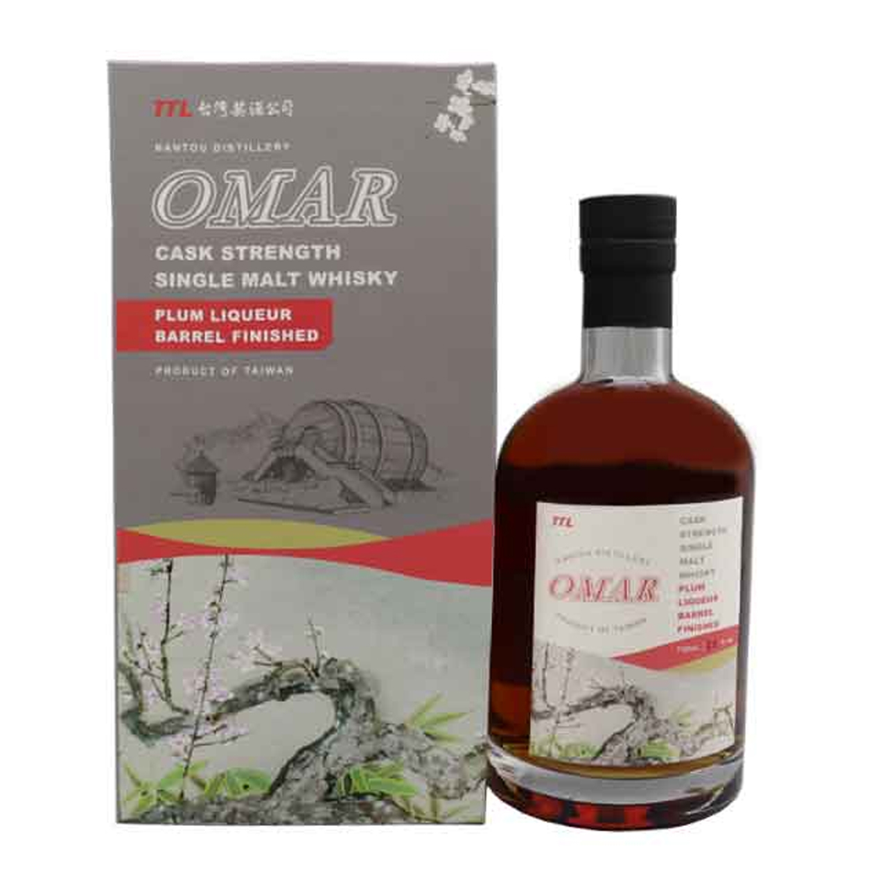 Omar 原桶強度梅子桶單一麥芽威士忌 Omar Cask Strength Single Malt Whisky (Plum Liqueur Barrel Finished)