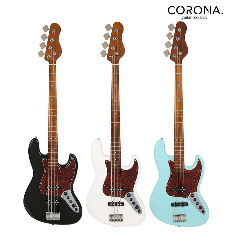 Corona Standard Plus Jazz 主動式 烤楓木 電貝斯 原廠琴袋