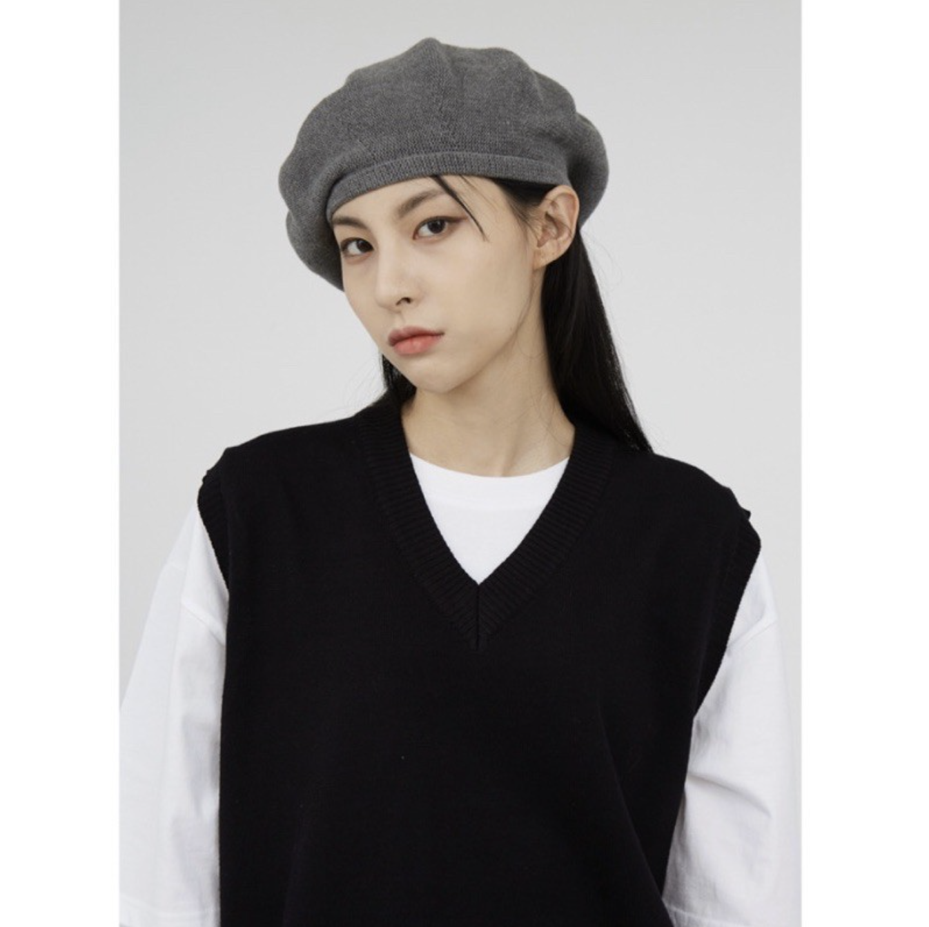 韓國 Raucohouse 針織畫家帽 畫家帽 小偷帽 針織 設計 帽子