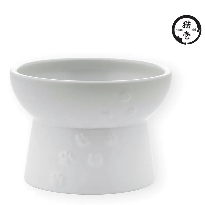 Necoichi 貓壹 貓貓高腳瓷食碗  3色