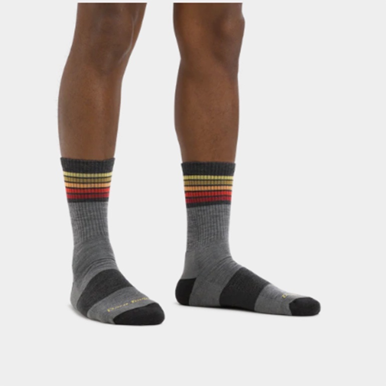 【Darn Tough】男登山健行羊毛襪 FATIGUE 深褐 / DT1973