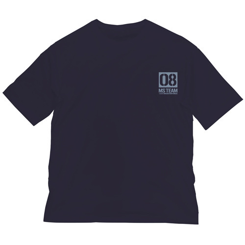 Cospa 0519 第08MS小隊 ビッグシルエットTシャツ [機動戦士ガンダム 第08MS小隊] NAVY