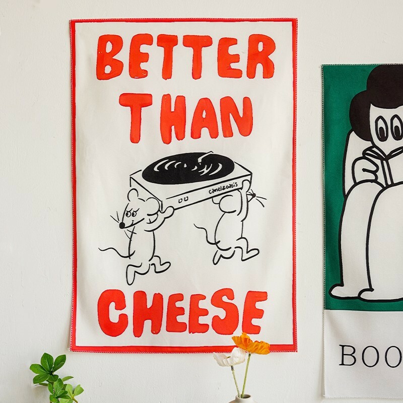 《2821》趣味卡通插畫裝飾掛布