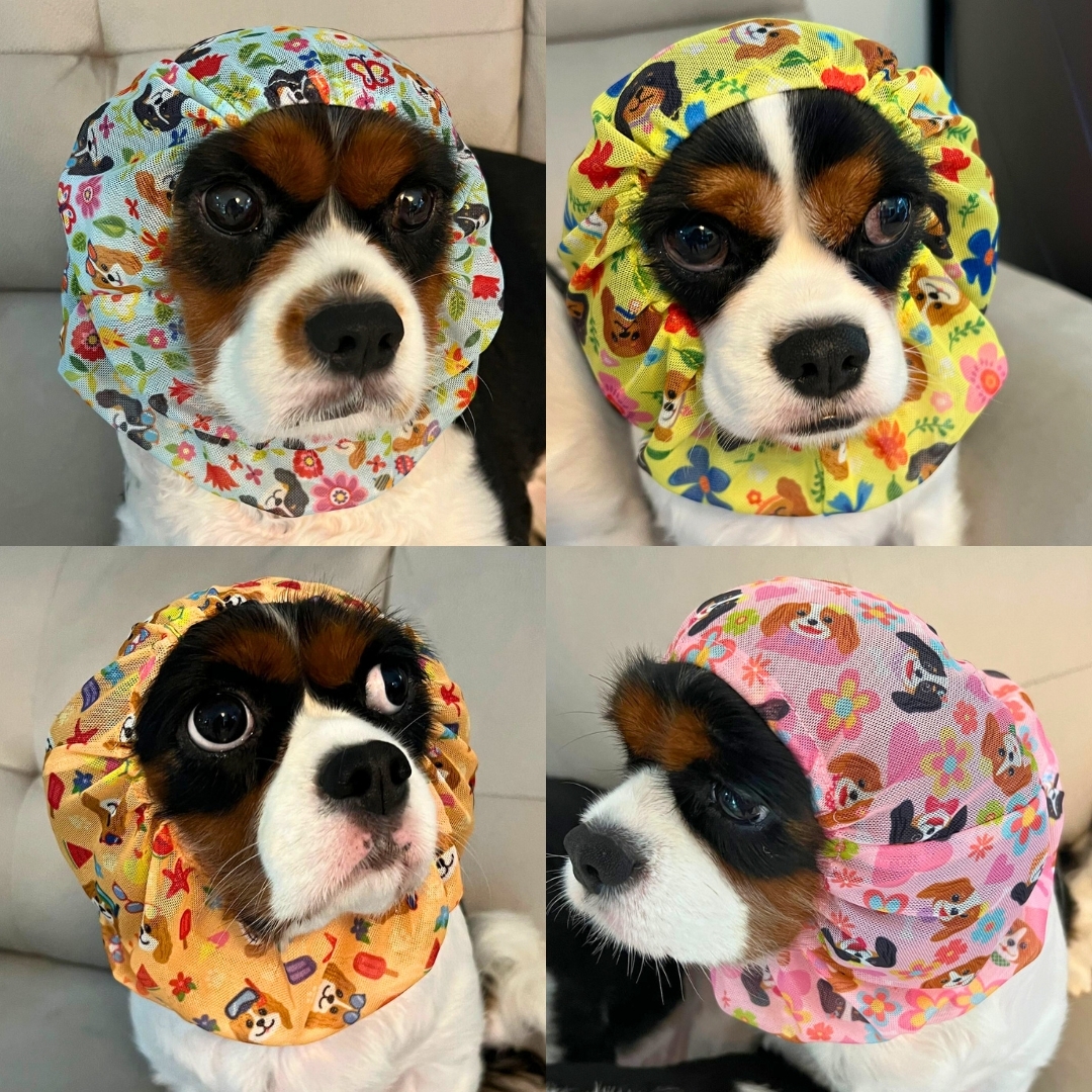 Cavalier King Charles Spaniel Pattern Mesh Snood