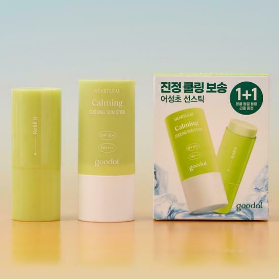 Goodal Heartleaf Calming Cooling Sun Stick SPF50+ PA++++ 19g [Olive Young Double Planning Set]